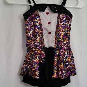 Curtain call sequin dance costume - girls 5T